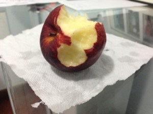 maçã mordida